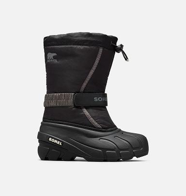 Sorel Flurry Boots - Kids Boys Boots Black,Grey AU273904 Australia